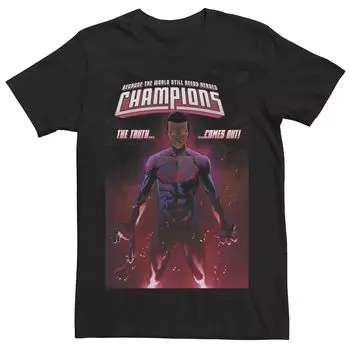 Мужская футболка с обложкой комиксов Marvel Miles Morales The Truth Comes Out Licensed Character