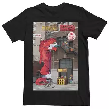 Мужская футболка с обложкой комиксов Marvel Moon Girl And Devil Dinosaur #36 Licensed Character