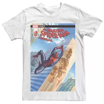 Мужская футболка с обложкой комиксов Marvel's Amazing Spider-Man City Licensed Character