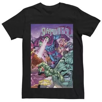 Мужская футболка с обложкой комиксов Marvel's Sleepwalker Infinity Wars #2 Licensed Character