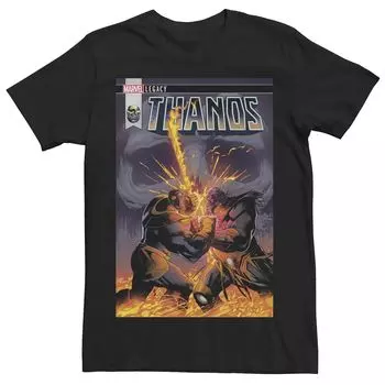 Мужская футболка с обложкой комиксов Marvel Thanos Battle и графическим рисунком Licensed Character