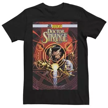Мужская футболка с обложкой комиксов Marvel The Best Defense Doctor Strange Licensed Character
