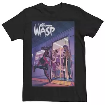 Мужская футболка с обложкой комиксов Marvel The Unstoppable Wasp Issue #6 Licensed Character