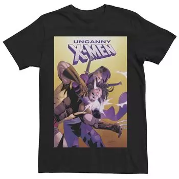 Мужская футболка с обложкой комиксов Marvel Uncanny X-Men Mutant Liberation Front Licensed Character