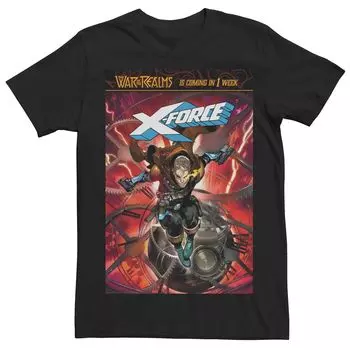 Мужская футболка с обложкой комиксов Marvel X-Force Cable Licensed Character