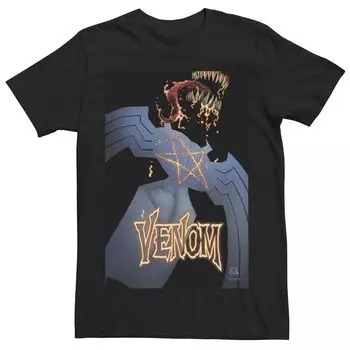 Мужская футболка с обложкой комиксов Venom The Abyss Continues и графическим рисунком Marvel