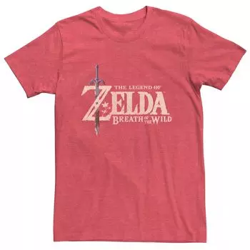 Мужская футболка с официальным логотипом игры Nintendo Zelda Breath Of The Wild Licensed Character