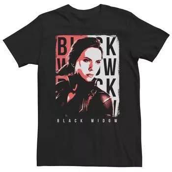 Мужская футболка с орнаментом «Черная вдова» Marvel Avengers Endgame Licensed Character