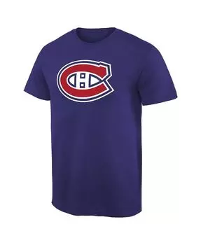 Мужская футболка с основным логотипом команды Royal Montreal Canadiens Team Fanatics, синий
