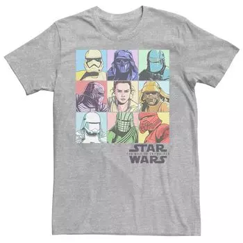 Мужская футболка с пастельным рисунком и рисунком «Восхождение Скайуокера» Star Wars