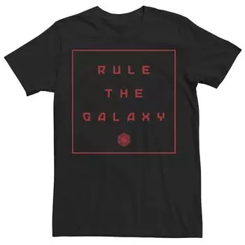 Мужская футболка с пейзажем «Звездные войны» «Правь галактикой» Star Wars, черный