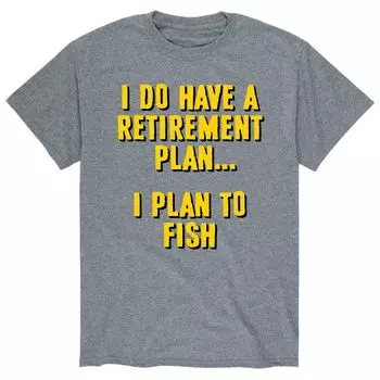 Мужская футболка с пенсионным планом Licensed Character