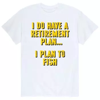 Мужская футболка с пенсионным планом Licensed Character