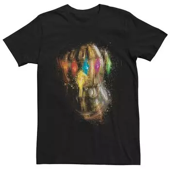 Мужская футболка с перчатками Marvel Rainbow Jewel Licensed Character