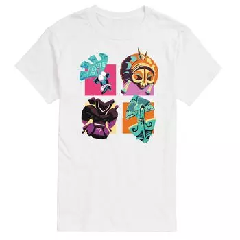 Мужская футболка с персонажами Crash Bandicoot Licensed Character