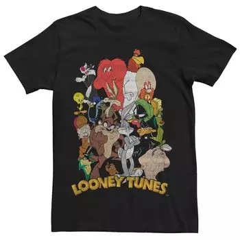 Мужская футболка с персонажами Looney Tunes Group Shot Licensed Character
