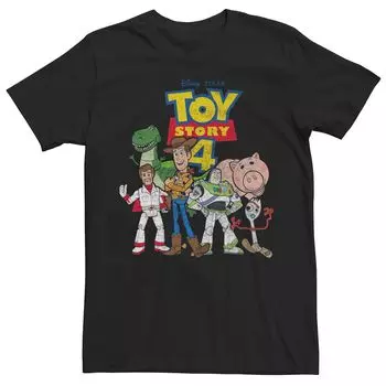 Мужская футболка с персонажем группы «История игрушек» Disney/Pixar Licensed Character, черный