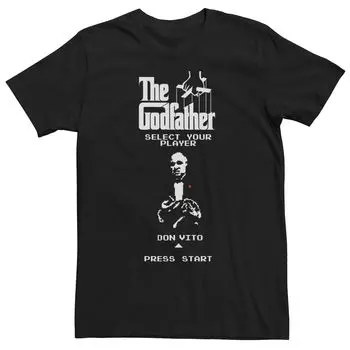 Мужская футболка с персонажем The Godfather Don Vito Licensed Character