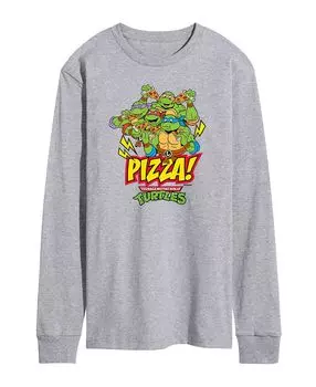 Мужская футболка с пиццей черепашки-ниндзя AIRWAVES, серый