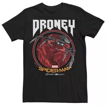 Мужская футболка с плакатом «Человек-паук» Marvel «Возвращение домой» Droney Circle Licensed Character