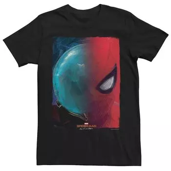 Мужская футболка с плакатом «Человек-паук Marvel» вдали от дома Licensed Character