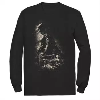 Мужская футболка с плакатом DC Comics Batman Shadow Skyline Licensed Character