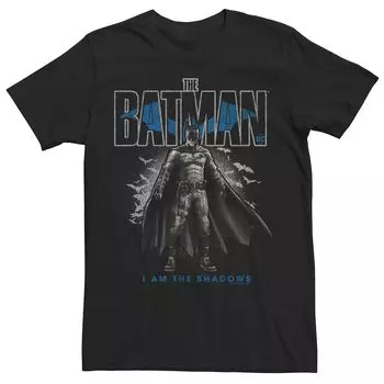 Мужская футболка с плакатом DC Comics The Batman "I Am The Shadows" Licensed Character