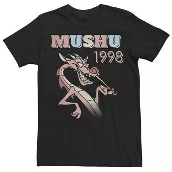 Мужская футболка с плакатом Disney Mulan Mushu 98 Licensed Character