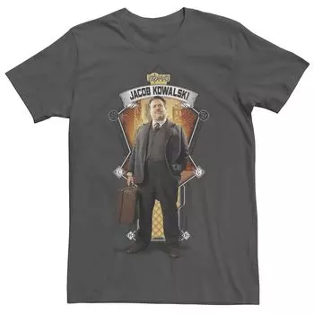 Мужская футболка с плакатом Fantastic Beast Grindelwald Jacob Kowalski Licensed Character