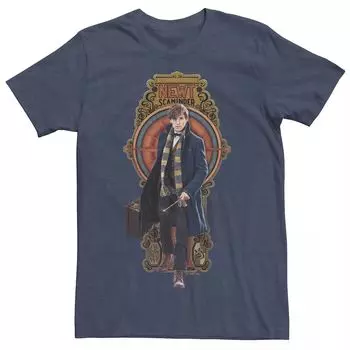 Мужская футболка с плакатом Fantastic Beast Grindelwald Newt Scamander Licensed Character