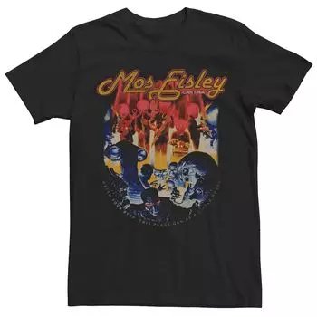 Мужская футболка с плакатом группы Mos Eisley Cantina Band «Звездные войны» Licensed Character