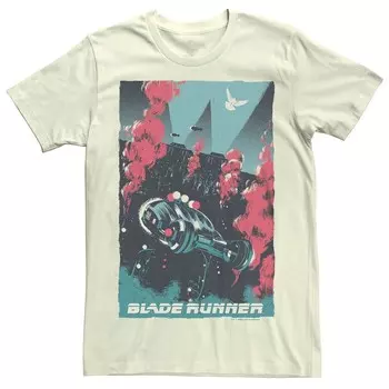 Мужская футболка с плакатом и графикой WB The 100 Blade Runner Licensed Character, цвет Natural