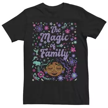 Мужская футболка с плакатом и коллажем Disney Encanto The Magic Of Family Licensed Character
