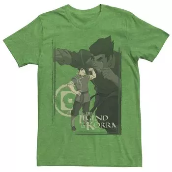 Мужская футболка с плакатом и коллажем The Legend Of Korra Bolin Licensed Character