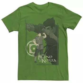 Мужская футболка с плакатом и коллажем The Legend Of Korra Bolin Licensed Character
