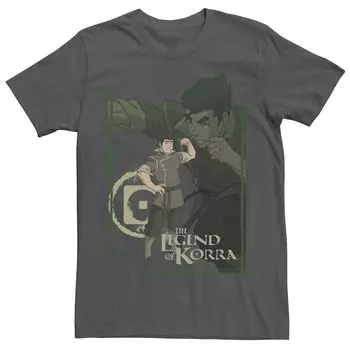 Мужская футболка с плакатом и коллажем The Legend Of Korra Bolin Licensed Character