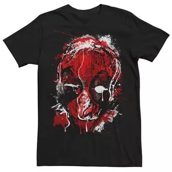 Мужская футболка с плакатом и маской Marvel Deadpool Splatter Licensed Character
