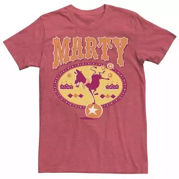 Мужская футболка с плакатом и силуэтом зебры Madagascar Marty Circus Licensed Character