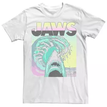 Мужская футболка с плакатом Jaws Retro Wave Licensed Character