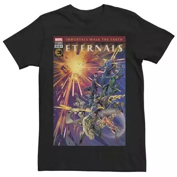 Мужская футболка с плакатом команды в стиле комиксов Marvel Eternals Licensed Character