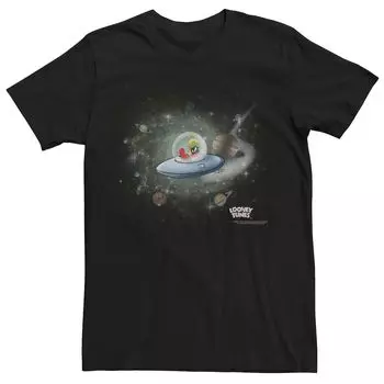 Мужская футболка с плакатом Looney Tunes «Марвин Марсианин и космос» Licensed Character