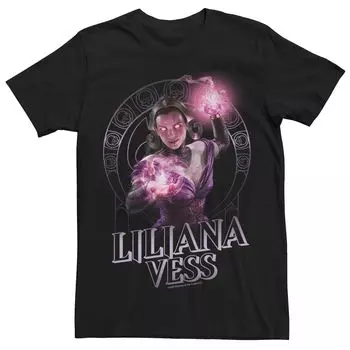Мужская футболка с плакатом Magic The Gathering Nouveau Liliana Licensed Character