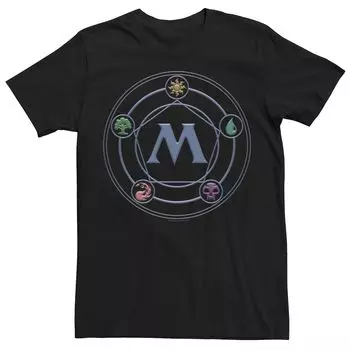 Мужская футболка с плакатом Magic The Gathering Stone Mana Pentagon Licensed Character
