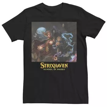 Мужская футболка с плакатом Magic The Gathering Strixhaven School Of Mages Licensed Character