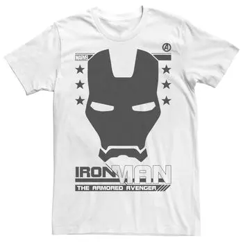 Мужская футболка с плакатом Marvel's Iron Man The Armored Avenger Licensed Character
