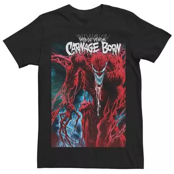 Мужская футболка с плакатом Marvel Web Of Venom Carnage Born Licensed Character