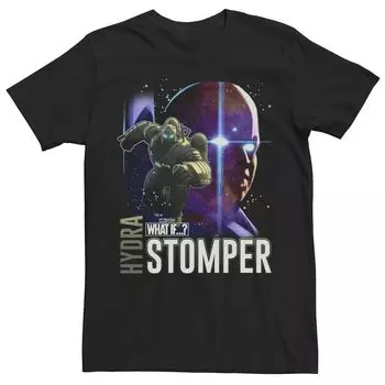 Мужская футболка с плакатом Marvel What If Hydrastomper и Watcher Licensed Character