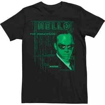 Мужская футболка с плакатом «Матрица: Агент Смит» Licensed Character