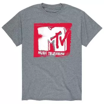 Мужская футболка с плакатом MTV в стиле панк Licensed Character