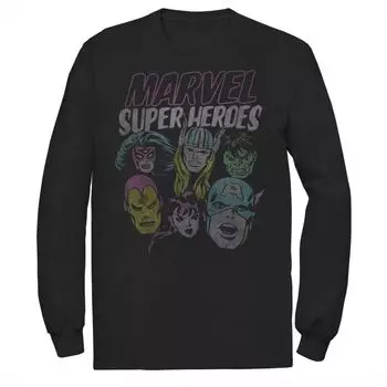 Мужская футболка с плакатом на тему супергероев Marvel, групповая фотография, комиксы Licensed Character
